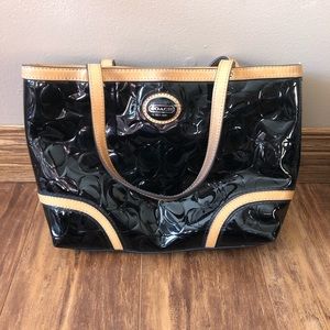 Authentic coach black small purse